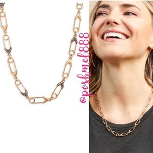 :: Stella & Dot Safety Pin Necklace